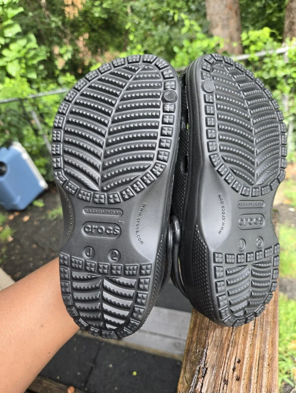 CROCS Kids Black Slip-On Shoes